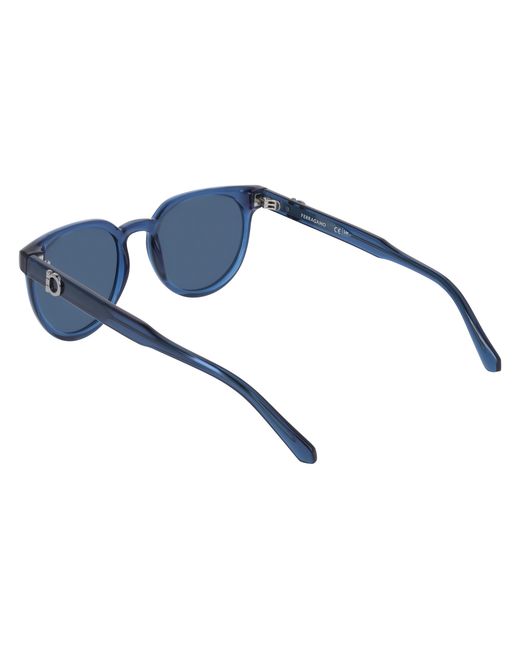 Ferragamo Black Sf2059Se 432 Sunglasses Geometric Normal for men