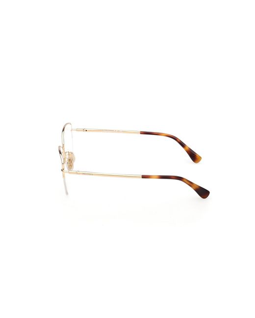 Max Mara Black Mm5234 032 Optical Frames Metal Geometric Normal