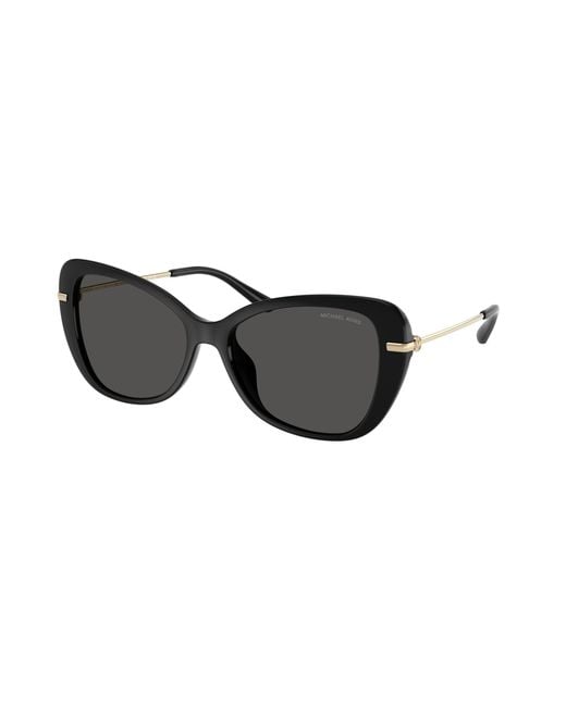 Michael Kors Black Mk2230U Saint Croix 300587 Sunglasses Injected Butterfly Normal