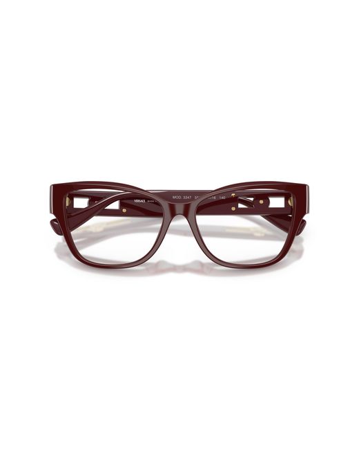 Versace Black Ve3347 5515 Optical Frames Acetate Pillow Normal
