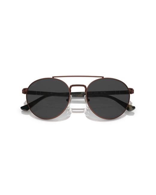 Persol Black Po1011S 114848 Sunglasses Metal Pillow Polarized