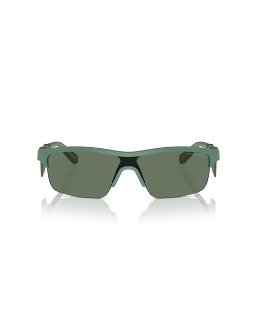 Emporio Armani Green Ea4218 610276 Sunglasses Injected Geometric Normal for men