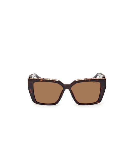 Guess Black Gu7915 52E Sunglasses Injected Squared Normal