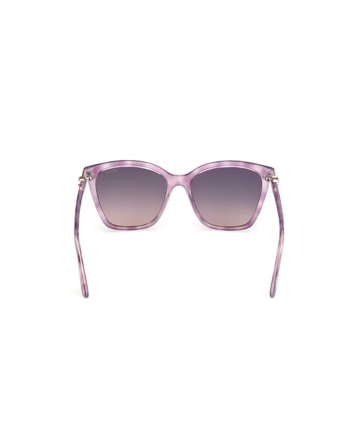Guess Purple Gu00191 80Z Sunglasses Injected Squared Normal