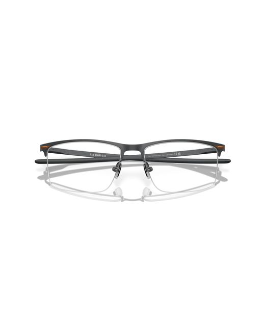 Oakley Black Ox5140 Tie Bar 0.5 514003 Optical Frames Titanium Squared for men