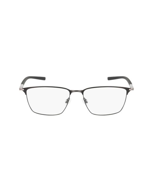 Nike Black 6066 001 Optical Frames Titanium Squared Normal for men