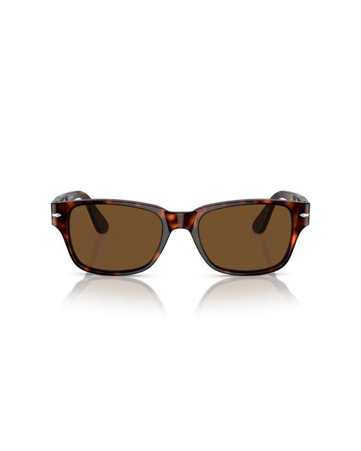 Persol Black Po3288S 24/57 Sunglasses Acetate Squared Polarized for men