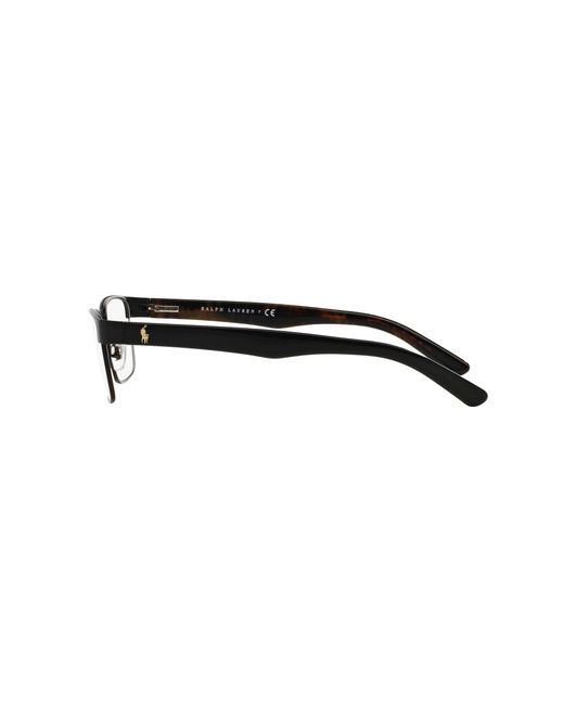 Polo Ralph Lauren Black Ph1157 9038 Optical Frames Metal Squared Normal for men