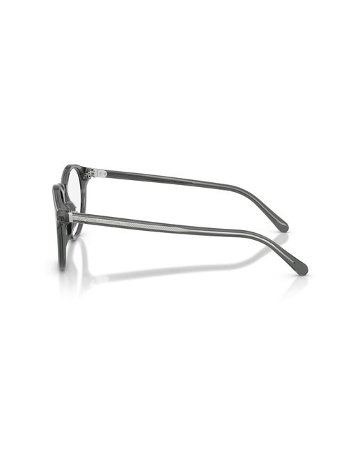 Ralph Lauren Black Rl6263U 6347 Optical Frames Acetate Transparent Round Normal for men