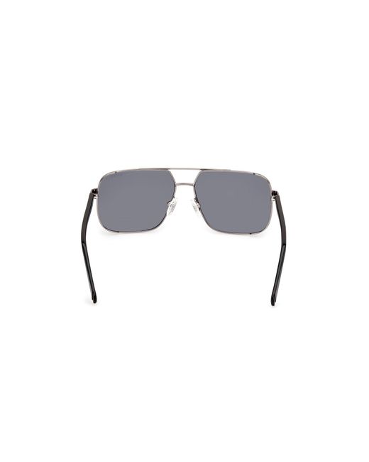 Guess Black Gu00119 08D Sunglasses Metal Squared Polarized for men