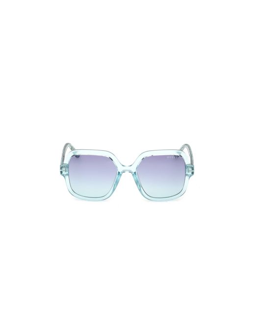 Guess Black Gu00230 87W Sunglasses Injected Squared Normal