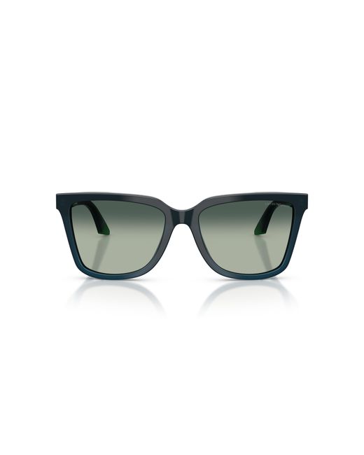 Emporio Armani Black Ea4261 631919 Sunglasses Acetate Geometric Normal Shaded