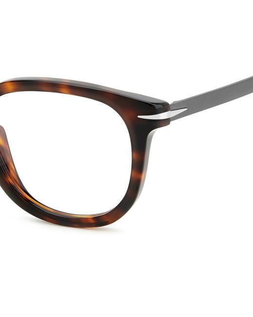 David Beckham Black Db 7122 4Hu Optical Frames Acetate Squared for men