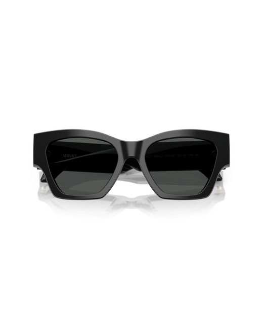Versace Black Ve4492U Gb1/87 Sunglasses Acetate Squared Normal