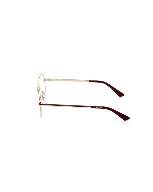 Guess Black Gu2869 071 Optical Frames Metal Geometric Normal
