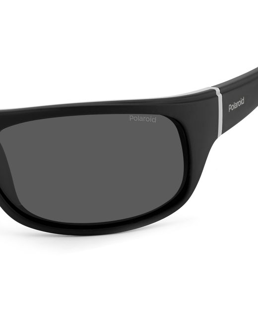 Polaroid Black Pld 2125/S 08A/M9 Sunglasses Plastic Squared for men