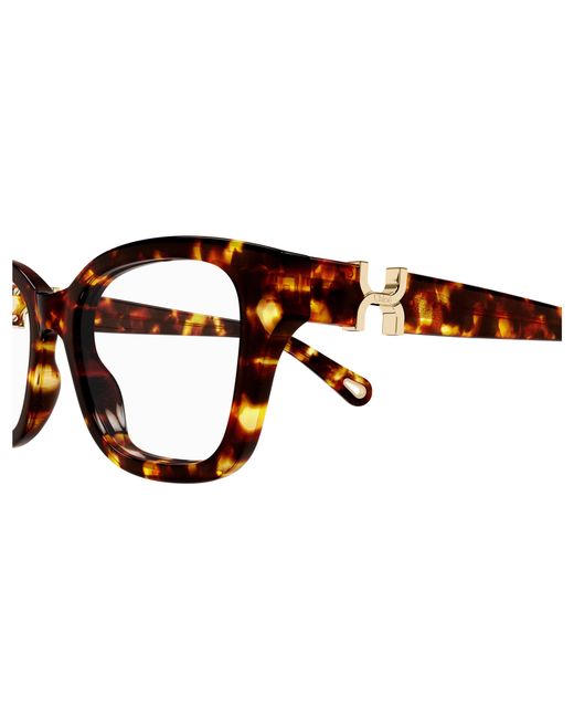 Chloé Black Ch0305O 006 Optical Frames Acetate Transparent Squared