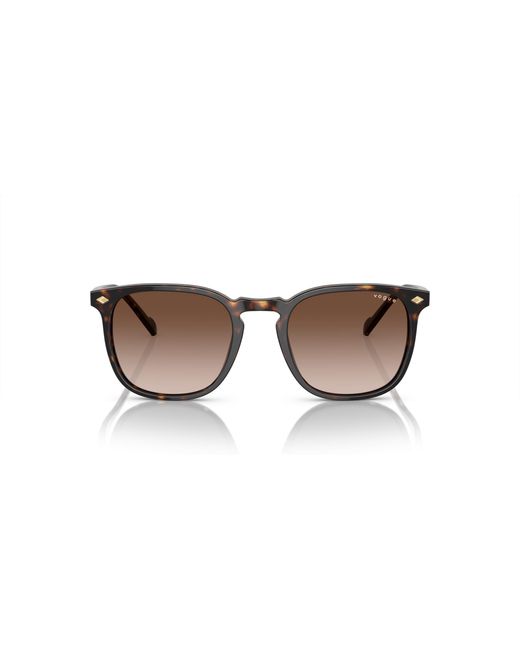 Vogue Eyewear Black Vo5328S W65613 Sunglasses Acetate Squared Normal Shaded for men