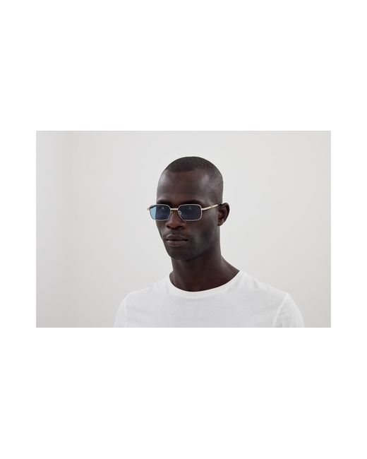 Gucci Black Gg1495S 003 Sunglasses Metal Squared for men