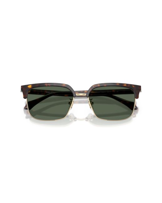 Versace Green Ve4494D 108/71 Sunglasses Injected Squared Normal for men