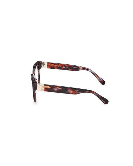 MAX&Co. Black Mo5193 054 Optical Frames Acetate Squared Normal
