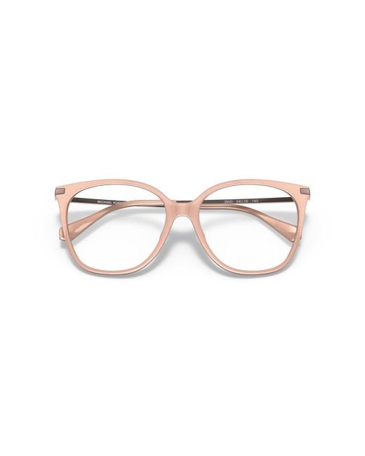 Michael Kors Black Mk4084U Budapest 3900 Optical Frames Injected Transparent Squared Normal