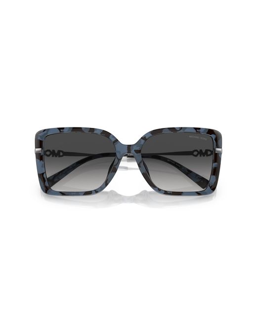 Michael Kors Black Mk2174U Castellina 33338G Sunglasses Injected Squared Normal Shaded
