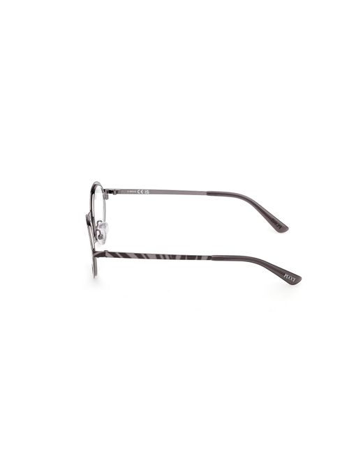 Emilio Pucci Black Ep5277 005 Optical Frames Metal Round Normal
