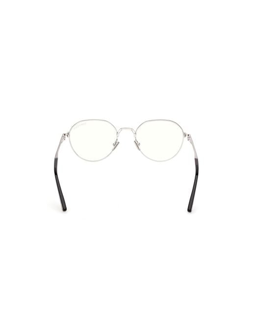 Tom Ford Black Ft6127-B 016 Optical Frames Metal Round Normal for men