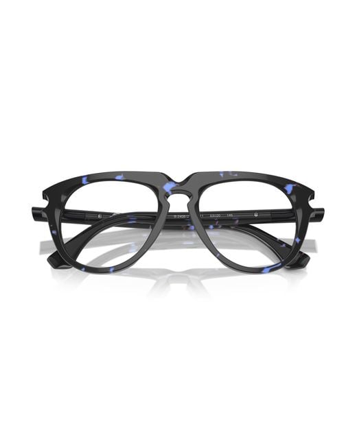 Burberry Black Be2408U 4111 Optical Frames Acetate Transparent Pilot Normal for men