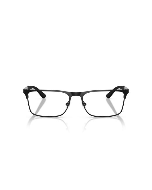 Emporio Armani Black Ea1183 3001 Optical Frames Metal Transparent Squared Normal for men