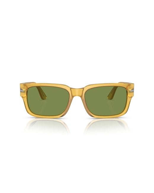 Persol Green Po3315S 204/4E Sunglasses Acetate Squared Normal for men