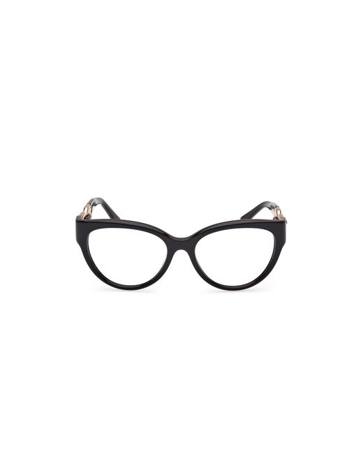 Guess Black Gu50182 001 Optical Frames Acetate Cat Eye Normal