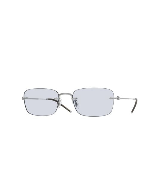 Oliver Peoples Black Ov1359T Tk-10 5036 Optical Frames Titanium Light Squared Normal