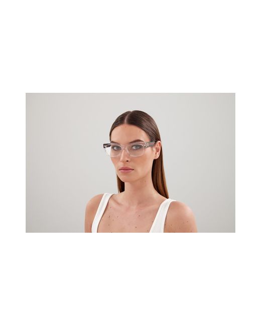 Gucci Black Gg0278O 016 Optical Frames Acetate Transparent Squared