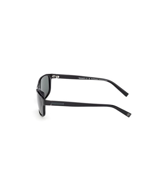 Timberland Black Tb00057-H 01R Sunglasses Injected Squared Polarized for men