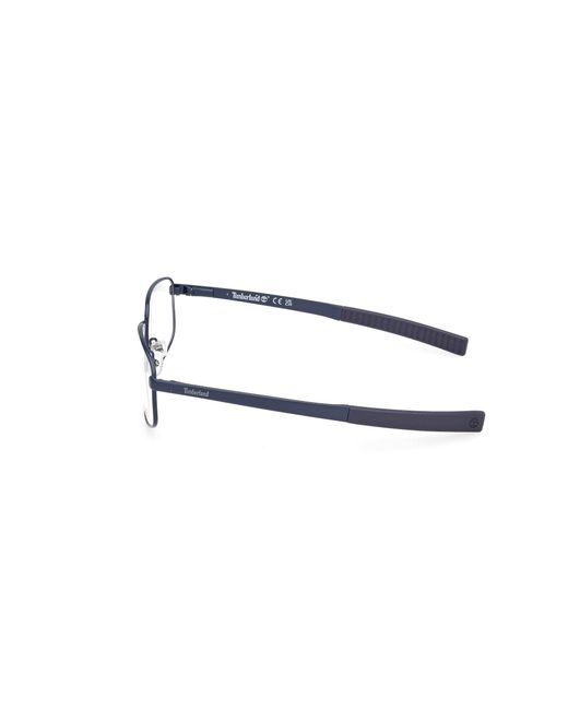 Timberland Black Tb50078 091 Optical Frames Metal Squared Normal for men