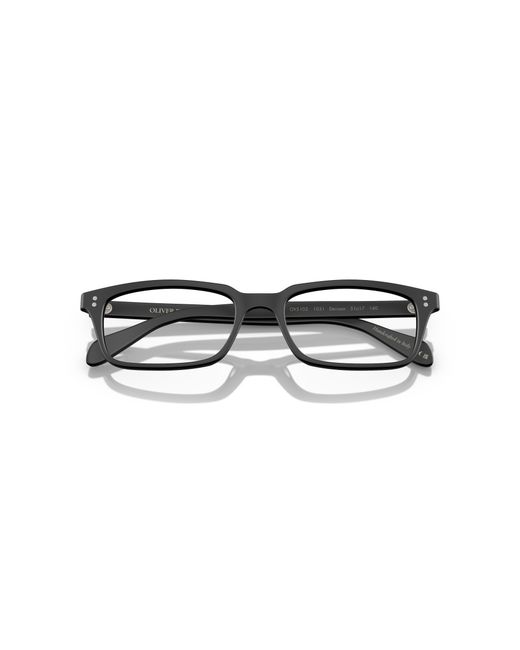 Oliver Peoples Black Ov5102 Denison 1031 Optical Frames Acetate Transparent Squared Normal for men