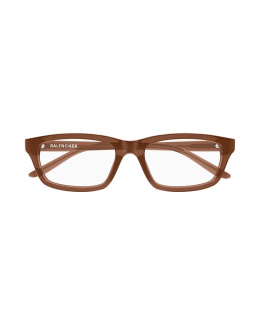 Balenciaga Black Bb0439O 006 Optical Frames Acetate Transparent Squared for men
