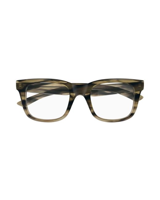 Balenciaga Black Bb0428O 004 Optical Frames Acetate Transparent Squared for men