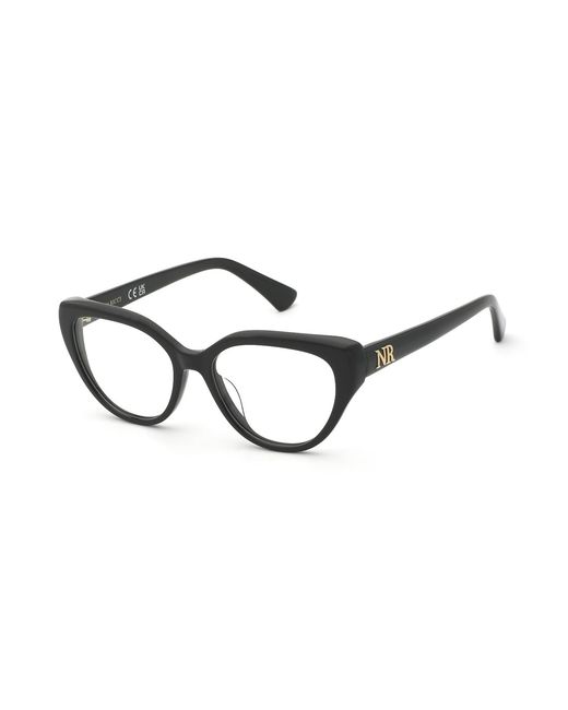 Nina Ricci Black Vnr467 700 Optical Frames Acetate Butterfly