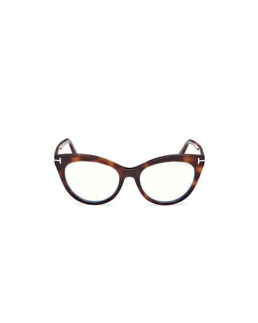 Tom Ford Black Ft6091-B 053 Optical Frames Acetate Cat Eye Normal