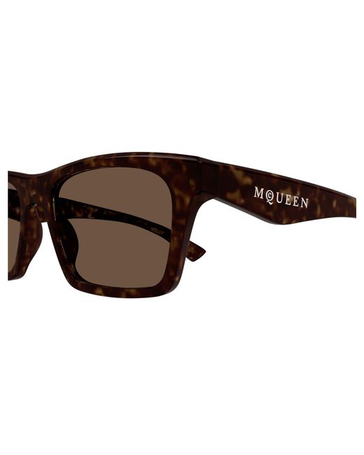 McQueen Black Am0472S 002 Sunglasses Acetate Squared for men