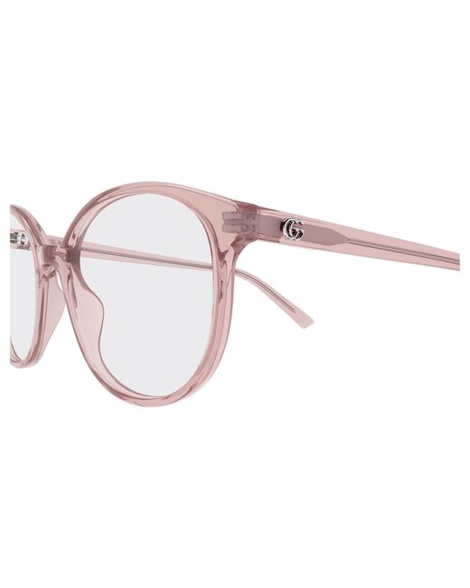 Gucci Black Gg1996O 003 Optical Frames Acetate Transparent Round