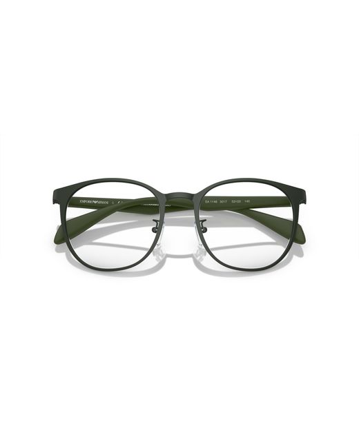 Emporio Armani Black Ea1148 3017 Optical Frames Metal Transparent Pantos Normal for men
