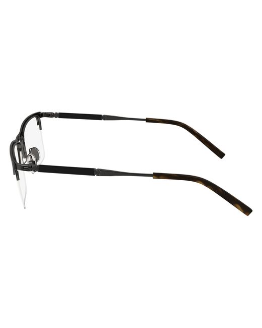 Ferragamo Black Sf2586 071 Optical Frames Titanium Squared Normal Normal for men
