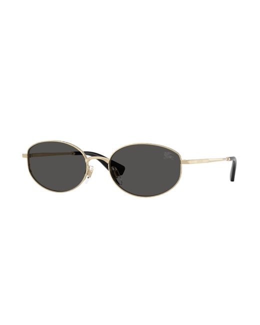 Burberry Black Be3169 110987 Sunglasses Metal Round Normal