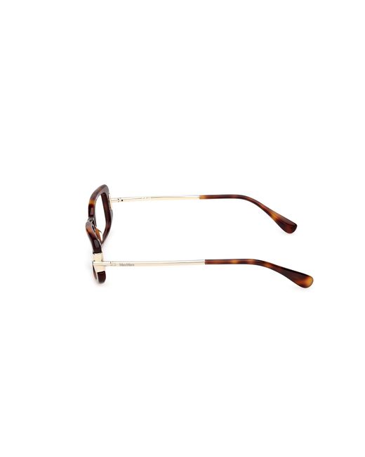 Max Mara Black Mm5224 052 Optical Frames Acetate Squared Normal