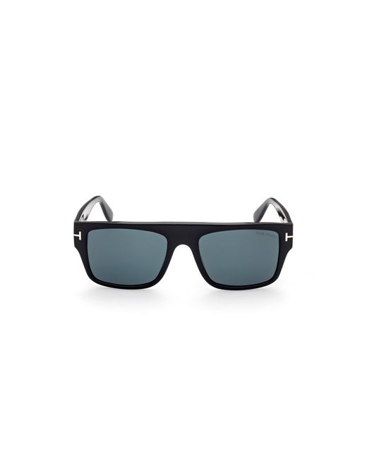 Tom Ford Black Ft0907 Dunning-02 01V Sunglasses Acetate Squared Normal for men
