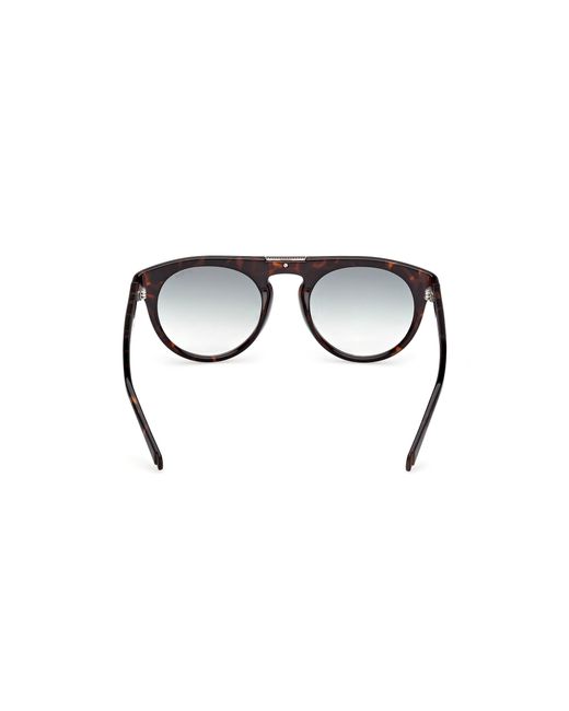 Guess Black Gu00275 52P Sunglasses Injected Round Normal for men